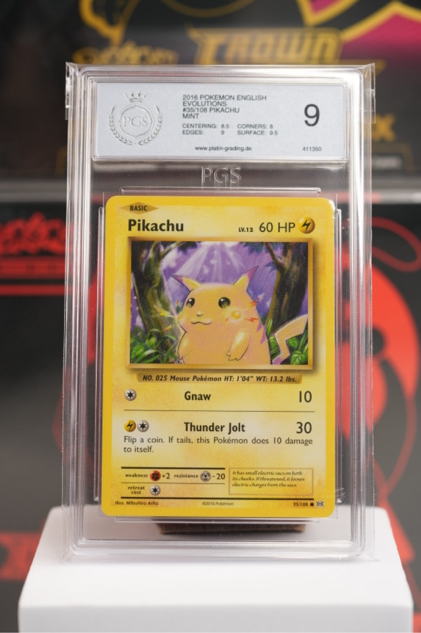 2016 POKEMON XY EVOLUTIONS #35 PIKACHU EVOLUTIONS