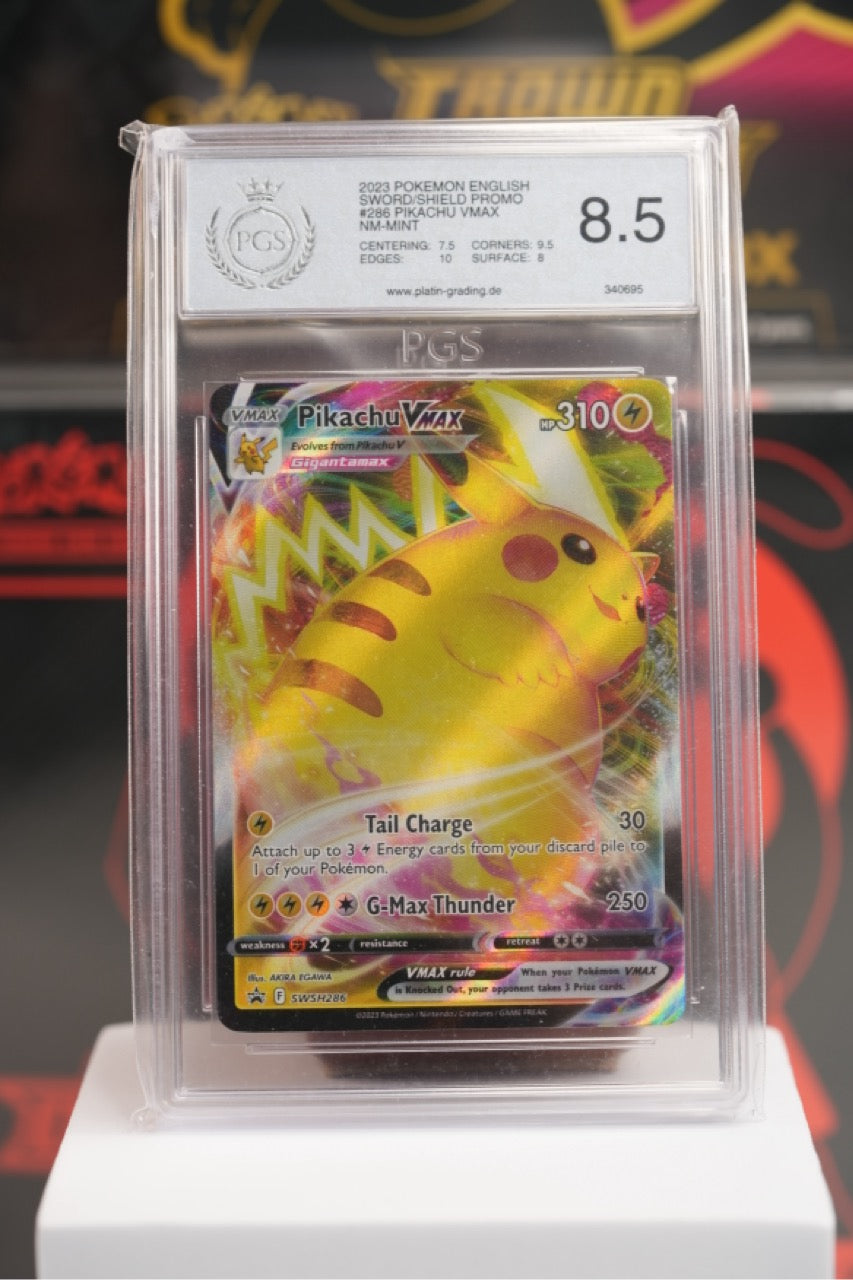 2023 POKEMON SWSH BLACK STAR PROMO #286 FA/PIKACHU VMAX CRZ COLL-PIKACHU VMAX