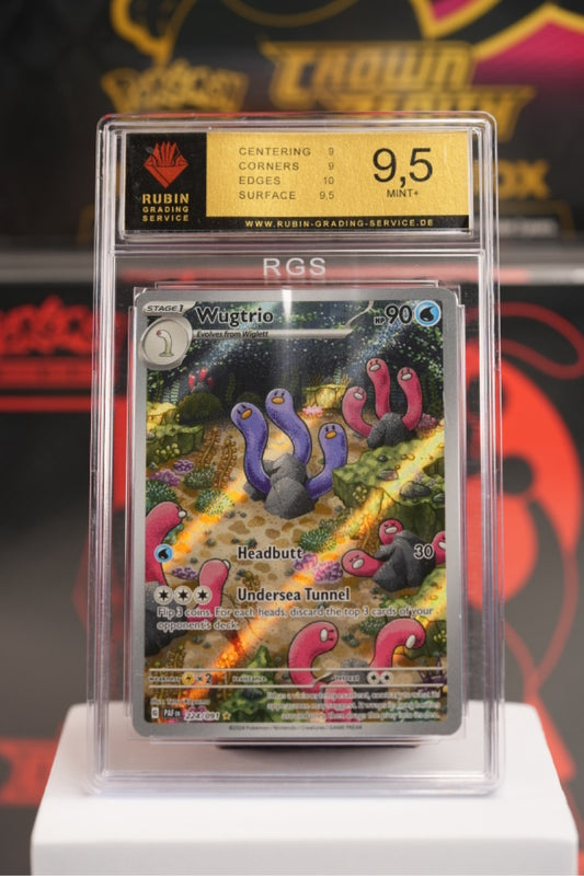 2024 POKEMON ENGLISH PAF DE-PALDEAN FATES #224 WUGTRIO ILLUSTRATION RARE