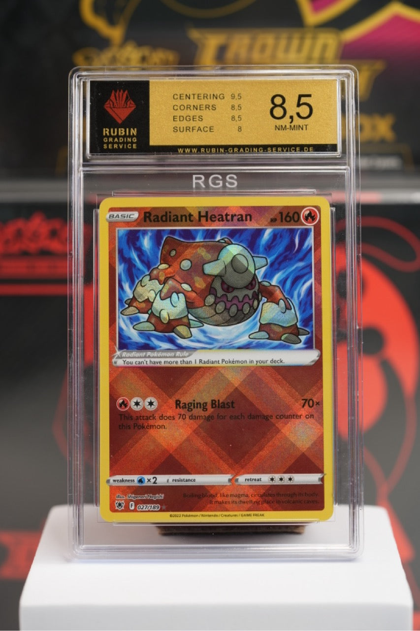 2022 POKEMON SWORD & SHIELD ASTRAL RADIANCE #027 RADIANT HEATRAN ASTRAL RADIANCE