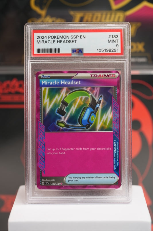 2024 POKEMON SSP EN-SURGING SPARKS #183 MIRACLE HEADSET
