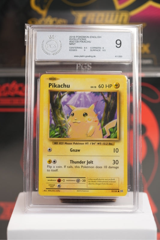 2016 POKEMON XY EVOLUTIONS #35 PIKACHU EVOLUTIONS
