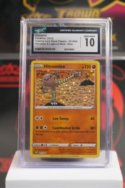2023 POKEMON CLV-TRADING CARD GAME CLASSIC VENUSAUR & LUGIA ex DECK #011 HITMONLEE