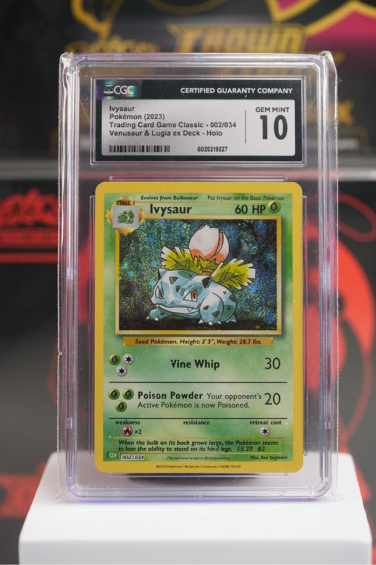 2023 POKEMON JAPANESE CLF-TRADING CARD GAME CLASSIC VENUSAUR & LUGIA ex DECK #002 IVYSAUR