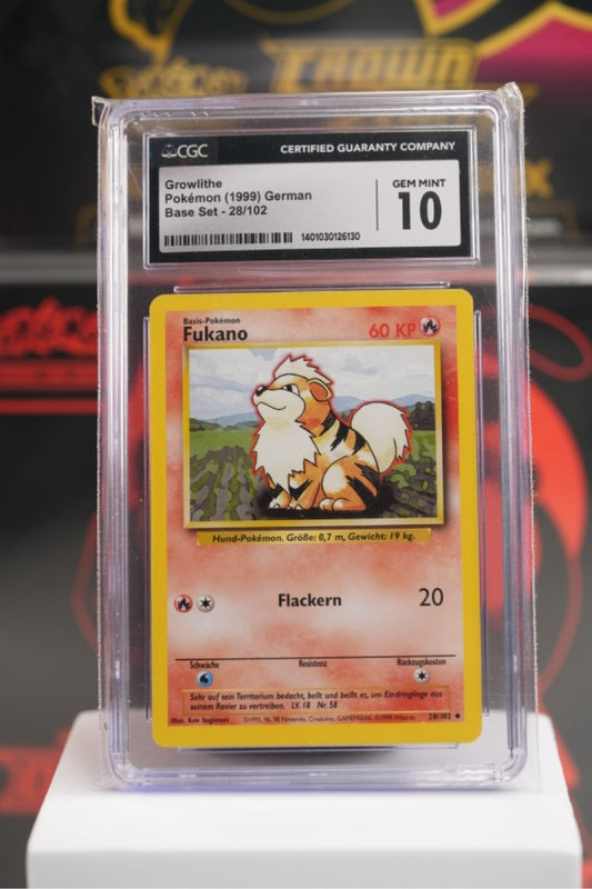1999 POKEMON GERMAN #28 FUKANO 1ST EDITION